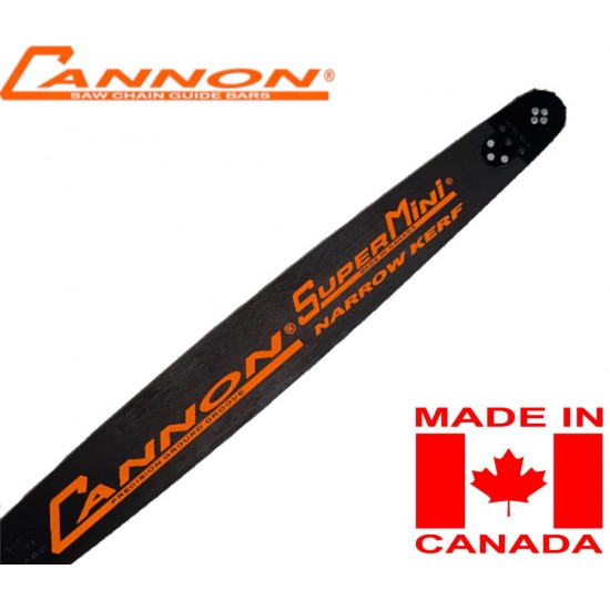 CANNON SUPERMINI BAR NARROW KERF ESPADA PARA MOTOSIERRA 40cm (16") .325" 1.5mm (.058") 66ΟΔ ESPADAS PARA MOTOSIERRAS 110006CSM-H6-16-58-2