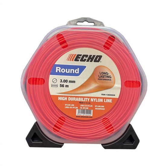 Hilo de corte perfil redondo ECHO-310120062 3,0mm 56m NYLON 014202