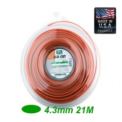 ALUCUT TORNADO PRO (ALUMINIO) NYLON OVAL 4.3mm 21m