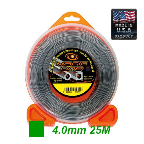 NYLON MAGIC ΜΕ ΑΝΘΡΑΚΟΝΗΜΑ CUADRADO 4.0mm 25m NYLON 11001431