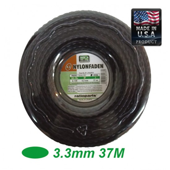 NAYLONFADEN VORTEX NYLON OVAL 3.3mm 37m