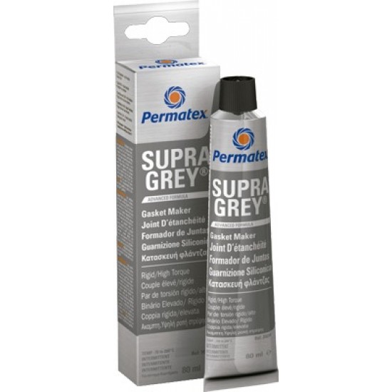 Permatex σιλικονούχα φλάντζα Supra Grey RTV 80ml 35134